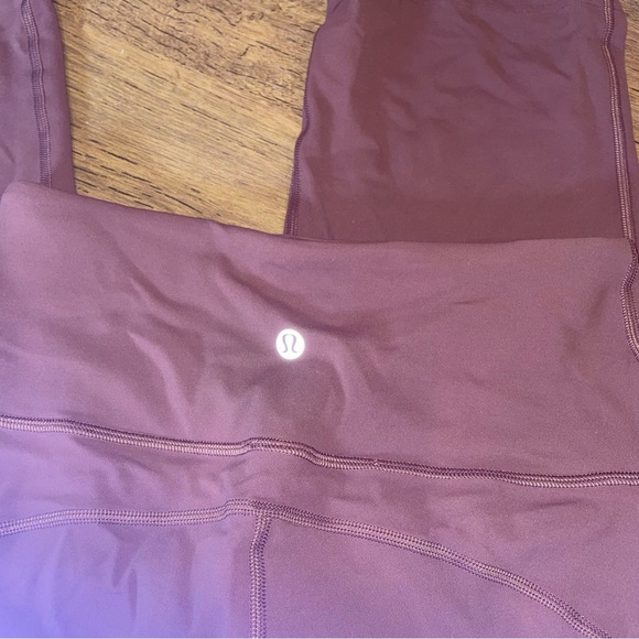NWT lululemon groove super high rise crop ancient copper size 6 brown - Picture 5 of 5